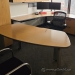 Knoll Cherry Work Meeting Table w/ Grey Trim 60"